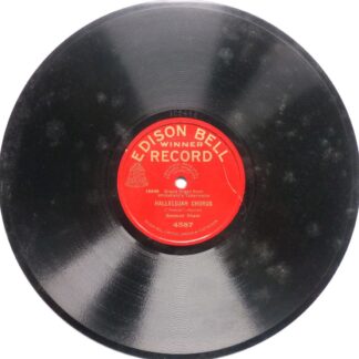 Spencer Shaw Hallelujah Chorus 78 Edison Bell 4587 EX 1940s 10" 78rpm single