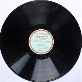 Anna Van Der Veld Our Theme 78 WD Hamilton VG 1950s 10" 78rpm single acetate