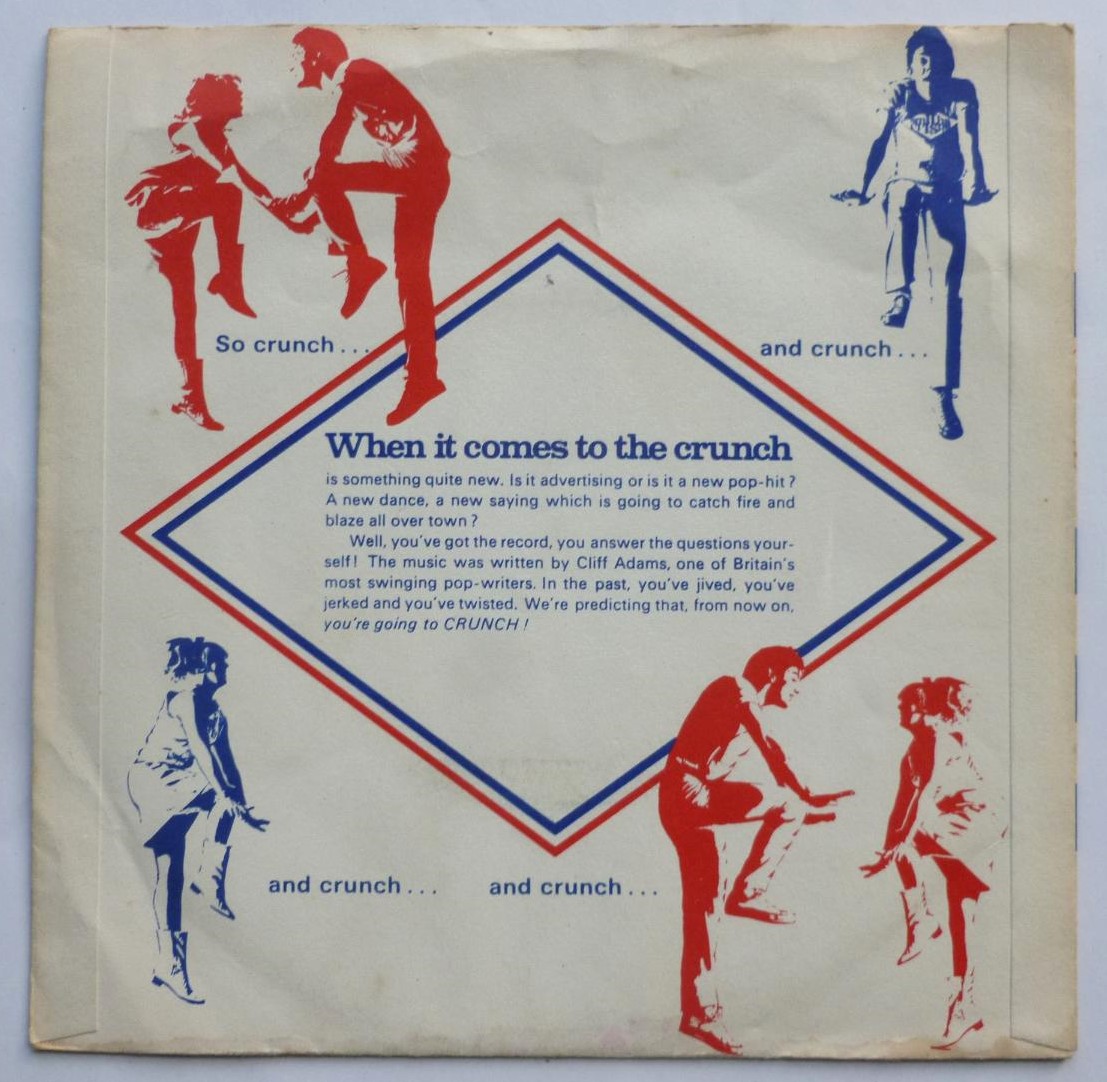 Cliff Adams Singers When It Comes To The Crunch flexi Audio Plastics LYN1022 VG/VG 1960s 7-inch flexidisc in picture sleeve - Image 3