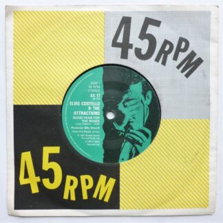 Elvis Costello Good Year For The Roses 7" F-Beat XX17 VG 1981 F-Beat sleeve is VG+