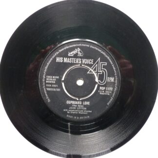 John Leyton Cupboard Love 7" HMV POP1122 VG 1963