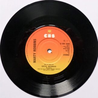 Marty Robbins Devil Woman 7" CBS SCBS3948 EX 1970s Hall Of Fame series