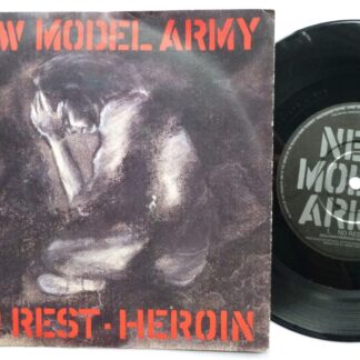 New Model Army No Rest 7" EMI NMA1 EX/VG 1985 picture sleeve
