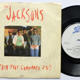 Jacksons Nothin 7" Epic 6548087 EX/VG 1989 picture sleeve