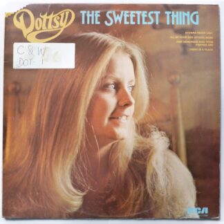 Dottsy The Sweetest Thing LP RCA LSA3276 EX/VG 1976 sleeve has scissor cut at top left corner