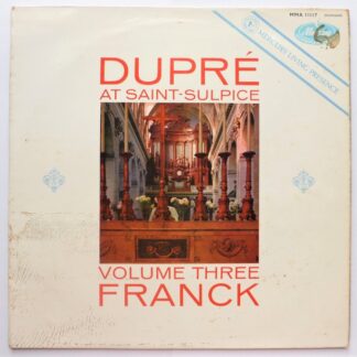 Dupre Dupre At Saint-Sulpice LP Mercury MMA11117 EX/VG 1960