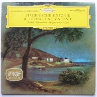 Lorin Maazel Mendelssohn Bartholdy LP Deutsch Grammophon SLPM138684 EX/VG 1969 German pressing