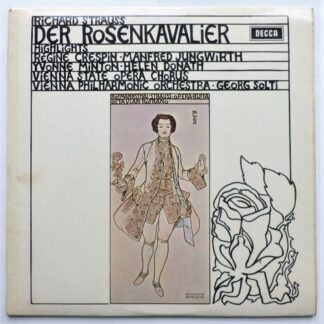Georg Solti Richard Strauss Der Rosenkavalier LP Decca SET487 EX/EX 1971 with insert