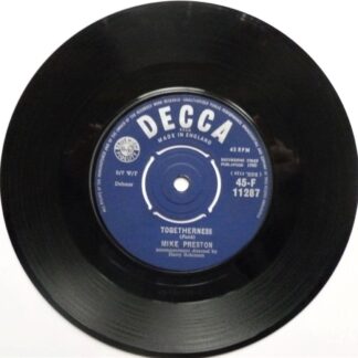 Mike Preston Togetherness 7" Decca F11287 VG 1960