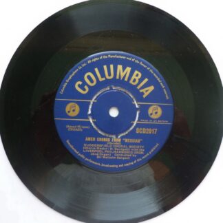Malcolm Sargent Amen Chorus From Messiah 7" HMV SCD2017 EX 1953