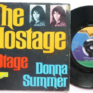 Donna Summer The Hostage 7" Delta France 811011 VG/VG 1974 French pressing in picture sleeve, there is writing on label and on picture sleeve