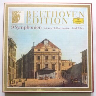 Karl Bohm Beethoven Edition 9 Symphonies 8LP Deutsch Grammophon 2721154 EX/VG 1972 8 LPs boxed with booklet, records made in Germany, box and booklet are Italian
