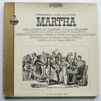 Francesco Molinari-Pradelli Martha 2LP Everest S406-2 EX/VG 1970s 2 x 12" LPs boxed, US pressing