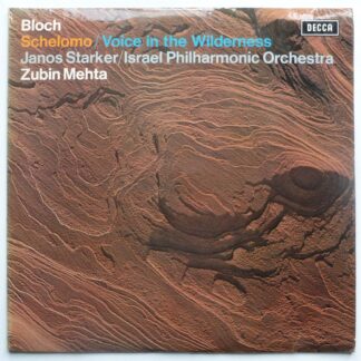 Janos Starker Bloch Schelomo Voice In The Wilderness LP Decca SXL6440 EX/VG 1970 wide band, vinyl is EX+"