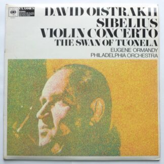 David Oistrakh Sibilius Violin Concerto LP CBS Classics 61041 EX/EX 1970s