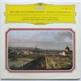 Geza Anda Mozart Piano Concertos LP Deutsch Grammophon 139113 VG/EX 1966