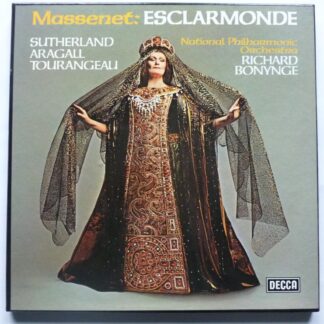 Richard Bonynge Escalarmonde 3LP Decca SET612-4 EX/EX 1976 3 x 12" LPs boxed with booklet