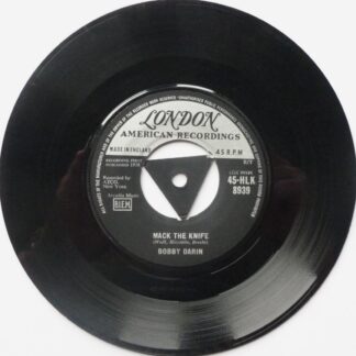 Bobby Darin Mack The Knife 7" London HLK8939 VG 1958 tri-centre
