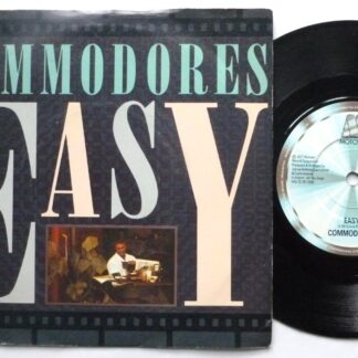Commodores Easy 7" Motown ZB41793 EX/EX 1988 picture sleeve
