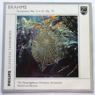 Eduard Van Beinum Brahms Symphony No 2 LP Philips GBL5596 EX/EX 1960s
