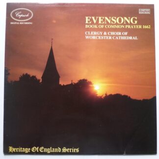 Clergy & Choir Of Worcester Catherdral Evensong LP Capriole CAP1001 EX/EX 1982