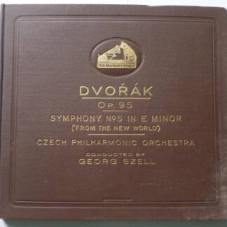 Georg Szell Dvorak Symphony No 5 In E Minor 5x78 HMV 297 EX/VG 1940s 5 x 12" 78rpm records in booklet sleeve with insert