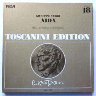 NBC Symphony Orchestra Aida 3LP RCA Victrola AT302 EX/VG 1970s 3 x LPs boxed with booklet