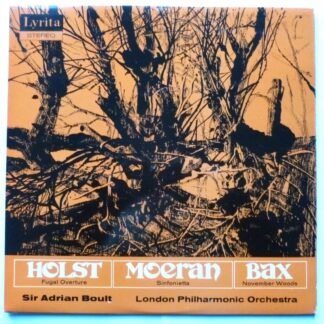 Adrian Boult Holst Moeran Bax LP Lyrita SRCS37 EX/EX 1968