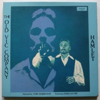 Old Vic Company Hamlet 3LP Argo D158D3 EX/EX 1979 3-LP boxed with insert which is quite foxed (has brown aging spots)
