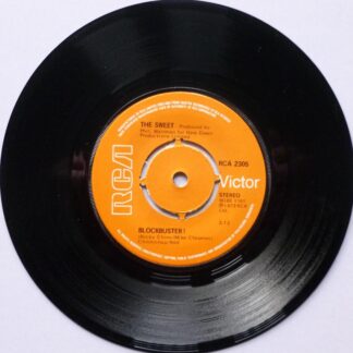 Sweet Blockbuster 7" RCA Victor RCA2305 EX 1970s reissue with push-out centre