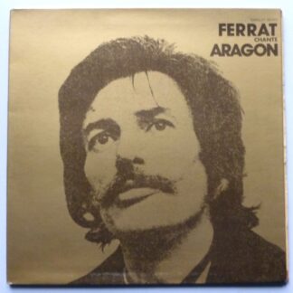Jean Ferrat Chante Aragon LP Barlcay 90013 VG/VG 1974 French pressing in gatefold sleeve with stapled insert, staples have come out and it has been sellotaped