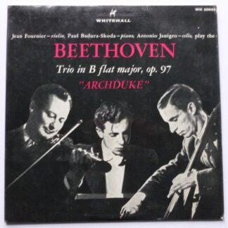 Jean Fournier Beethoven Archduke Trio LP Whitehall WH20039 EX/VG 1960