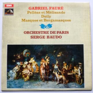 Serge Baudo Gabriel Faure LP HMV ASD2580 VG/EX 1969 coloured postage stamp label