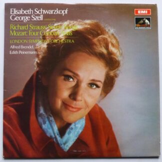Elisabeth Schwarzkopf Richard Strauss & Mozart LP HMV ASD2493 EX/EX 1969 coloured postage stamp label, with insert