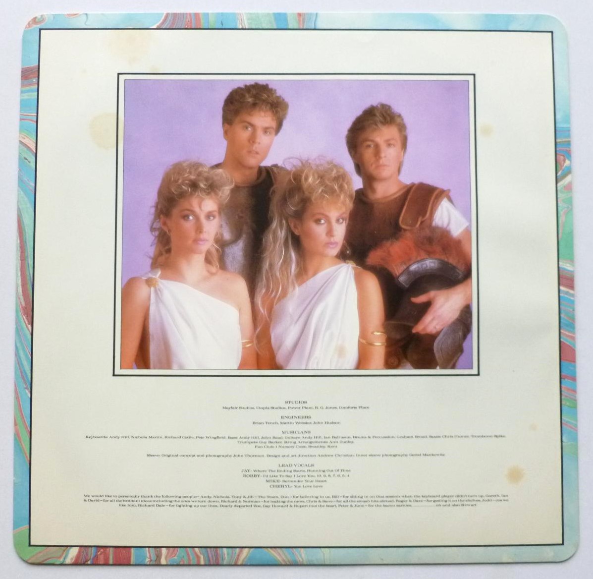 Bucks Fizz Hand Cut LP RCA LP6100 EX/EX 1983 with inner sleeve which has some foxing, sleeve has beginnings of seam split on top edge - Image 3