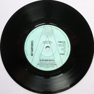 Art Garfunkel We Are Going 7" CBS SCBS4778 EX 1974 demo, there is sticker shadow on side one label
