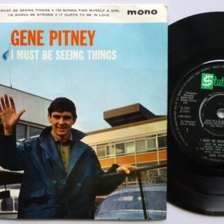 Gene Pitney I Must Be Seeing Things EP Stateside SE1030 EX/VG 1965 picture sleeve has writing on rear on top flipback