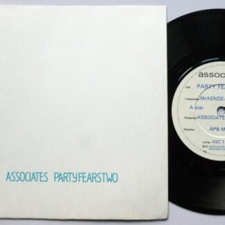 Associates Party Fears Two 7" WEA ASC1 EX/EX 1982 picture sleeve