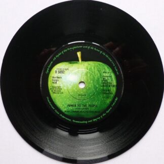 John Lennon Power To The People 7" Apple R5892 VG 1971 there is non-sounding hairline on side two