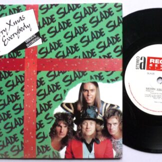 Slade Merry Xmas Everybody 7" Receiver BOYZ4 EX/VG 1989 picture sleeve has small sticker on left edge