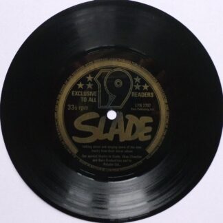 Slade Exclusive To 19 Readers flexi Lyntone LYN2797 EX 1970s 7-inch flexidisc
