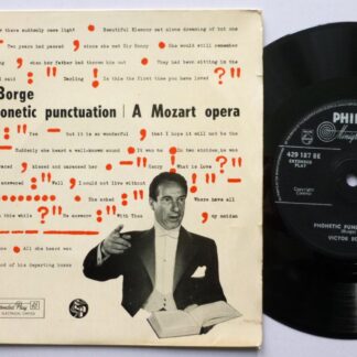 Victor Borge Phonetic Punctuation A Mozart Opera EP Philips BBE12154 EX/EX 1950s picture sleeve