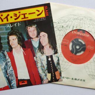 Slade Gudbuy T' Jane 7" Polydor DP1896 EX/EX 1972 Japanese pressing in polythene sleeve with insert