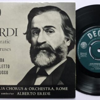 Alberto Erede Verdi Operatic Choruses EP Decca CEP523 EX/EX 1963 picture sleeve