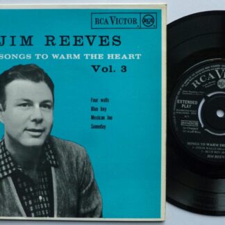 Jim Reeves Songs To Warm The Heart Vol 3 EP RCA RCX216 EX/EX 1959 7" EP in picture sleeve