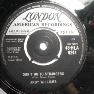 Andy Williams Don't Go To Strangers 7" London HLA9241 EX 1960