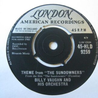 Billy Vaughn Theme From The Sundowners 7" London HLD9259 EX 1960