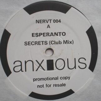 Esperanto Secrets Club Mix 12" Anxious NERVT 004 EX/EX 1990s 12 inch