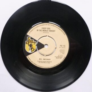 Bill Amesbury Every Girl In The World Tonight 7" Power Exchange PX115 EX 1975