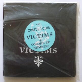 Culture Club Victims 7" Virgin VS641 EX/EX 1983 fold-out poster sleeve in stickered pvc bag